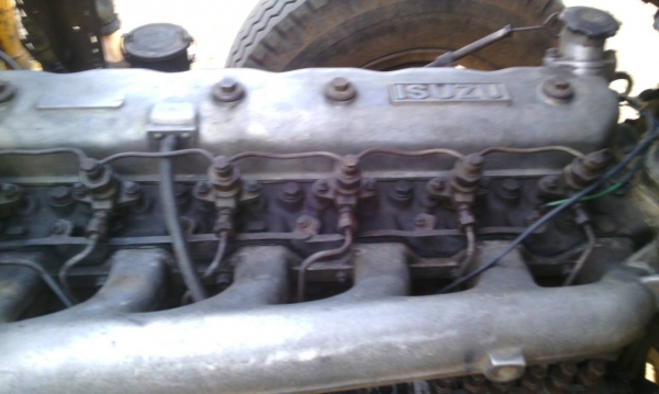 รถหกล้อติดเครน  เครื่อง  145  แรง  เครื่องดี  ครัสชีสวย  พร้อมใช้งาน