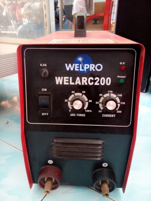 ขายตู้เชื่อม WELPRO ARC 200 มือสอง สภาพดี ครับ ขายตู้เชื่อม WELPRO ARC 200 มือสอง สภาพดี ครับ