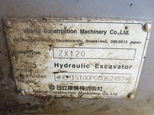 ขายHITACHI ZX 120 ปี 2006