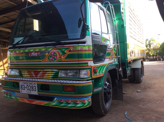 .6ล้อHino ดั๊ ม195 คอกเกษตร รั้วสูง ยาว5.5ม. ยาง900 เครื่องดี ครัทซีสวย ขาย 880,000 บาท ศุภากร 081-4252943