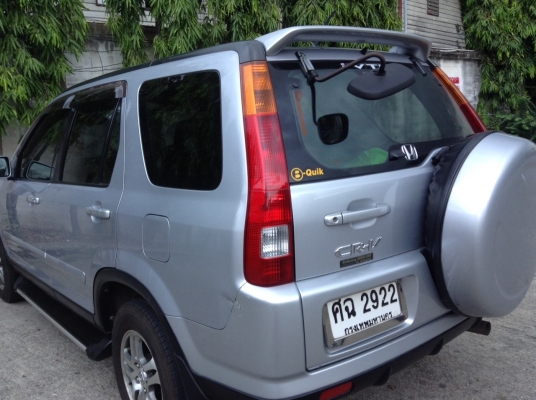 รถHONDA CRV ปี2002 เครื่องเดิม 2.0 สีบรอนเงิน เกียร์ออโต้ ติดแก๊ส LPGเครื่องเกียช่วงล่างเยี่ยม แอร์หนาว ยางดี แอร์แบ็ค เอบีเอส   265,000 บาท   TEL0890671028 ID Line arnat1028  อยู่แถวดาวคะนอง พระราม2
