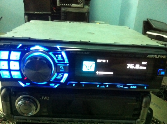 Alpine CDA-9886Ji 24Bit USB MP3 CD AUX ปรีเอ้า3ชุด พร้อมรีโมท สภาพสวย มือ2 ญี่ปุ่น Alpine CDA-9886Ji 24Bit USB MP3 CD AUX ปรีเอ้า3ชุด พร้อมรีโมท สภาพสวย มือ2 ญี่ปุ่น