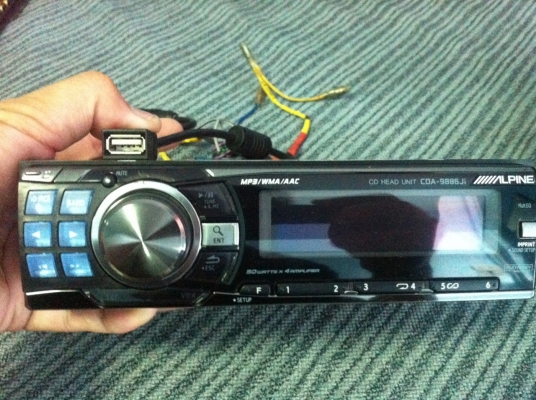 Alpine CDA-9886Ji 24Bit USB MP3 CD AUX ปรีเอ้า3ชุด พร้อมรีโมท สภาพสวย มือ2 ญี่ปุ่น Alpine CDA-9886Ji 24Bit USB MP3 CD AUX ปรีเอ้า3ชุด พร้อมรีโมท สภาพสวย มือ2 ญี่ปุ่น