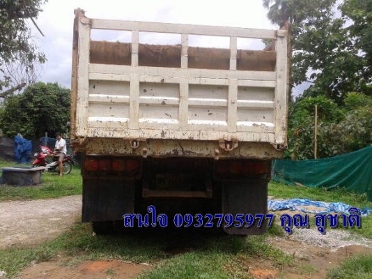 รถบรรทุก 10 ล้อดั๊มพ์  ยี่ห้อ HINO  รุ่น FM3H   ขนาดแรงม้า 195แรงม้า  กระบะดั้มสามมิตร