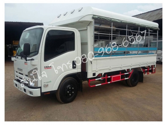 รถบรรทุก ISUZU NMR 130แรงม้า กระบะหลังคาโดยสาร
