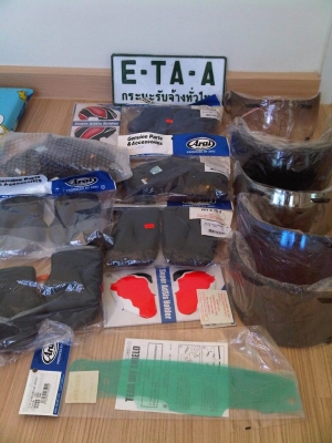 อะไหล่ Arai ชิว นวม ฝาข้าง