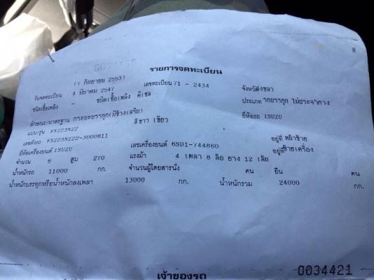 ขายสิบล้อ 270 ยูโรทู ปี 47