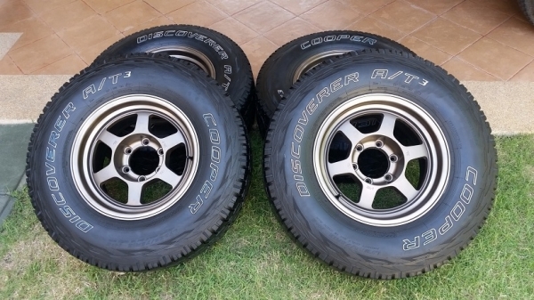ล้อ te37 พร้อมยาง cooper ขอบ16