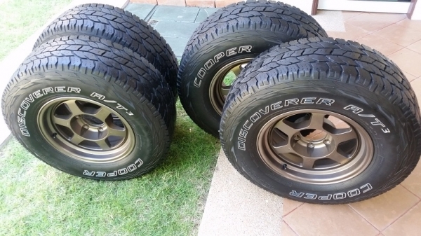 ล้อ te37 พร้อมยาง cooper ขอบ16 ล้อ te37 พร้อมยาง cooper ขอบ16