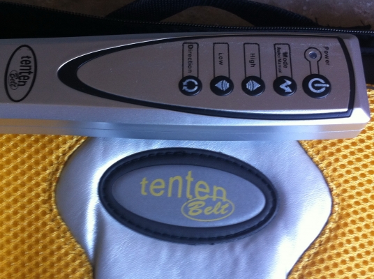 เข็มขัดสั่นกระชับสัดส่วน tenten  belt มีรูปการทำงานให้เลือกหลายแบบ