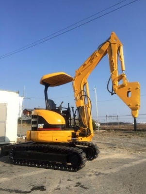 ลายหัวเจาะ แมคโค CAT เก่านอกสวย