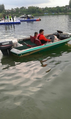 ขายเรือเบส16ฟุตเครื่อง55แรงมีทริมไฟฟ้า