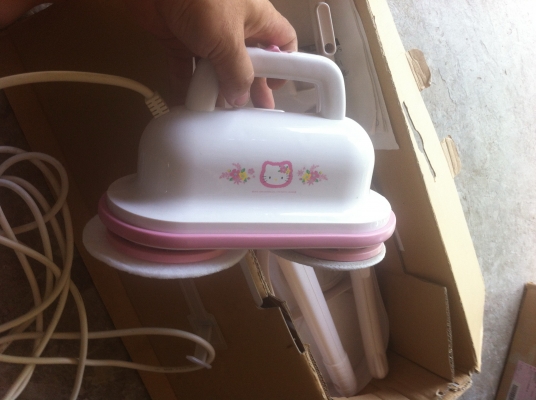 พิเศษ คิตตี้  เครื่องขัดพื้นสีชมพู่สองหัวรอบช้าแรงบิดสูงของใหม่