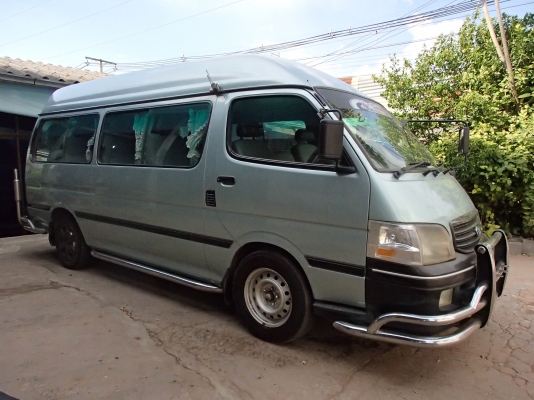 รถตู้หลังคาสูงปี43เครื่องดีประหยัด 2JZ 2ระบบแก็สLPG+เบ็นซินเบาะ5แถวพร้อมทำเงิน  (ขายตัด 155000 ก่อน 15 กค.นะครับ)