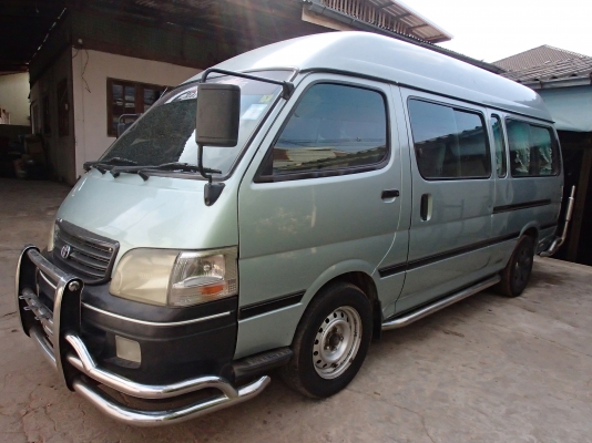 รถตู้หลังคาสูงปี43เครื่องดีประหยัด 2JZ 2ระบบแก็สLPG+เบ็นซินเบาะ5แถวพร้อมทำเงิน  (ขายตัด 155000 ก่อน 15 กค.นะครับ)