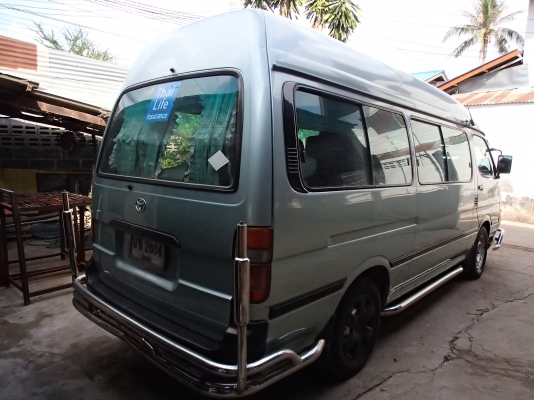 รถตู้หลังคาสูงปี43เครื่องดีประหยัด 2JZ 2ระบบแก็สLPG+เบ็นซินเบาะ5แถวพร้อมทำเงิน  (ขายตัด 155000 ก่อน 15 กค.นะครับ)