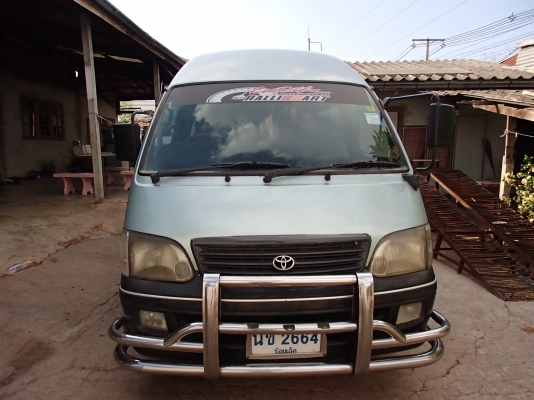 รถตู้หลังคาสูงปี43เครื่องดีประหยัด 2JZ 2ระบบแก็สLPG+เบ็นซินเบาะ5แถวพร้อมทำเงิน  (ขายตัด 155000 ก่อน 15 กค.นะครับ)