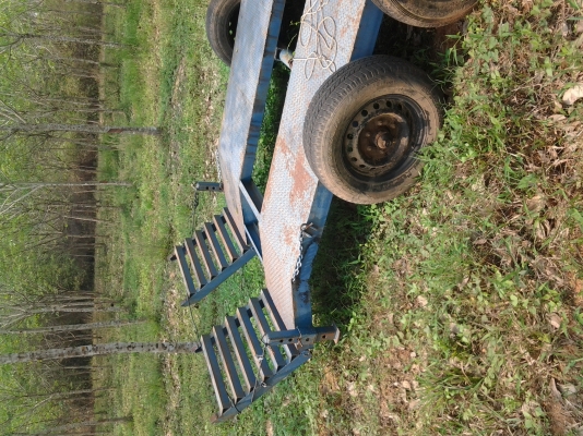 KUBOTA หางลากรถเกี่ยว รถไถ ยาว 4.3 กว้าง 2.4 ม. ยางสวยพร้อมใช้ครับ