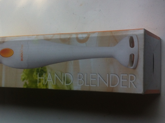 เครื่องบดสับละเอียดแบบนำเครื่องไปบดสับในแก้ในโถได้เลย ใช้ไฟ 100 V.