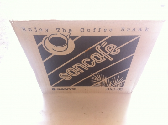 เครื่องชงกาแฟอัตโนมัติพร้อมอุ่น SANYO รุ่น sancafe  ทำให้การชงกาแฟง่าย และสนุก ของใหม่จากญี่ปุ่น