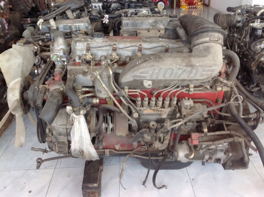 ดีเคเซียงกง  เครื่องยนต์ HO7D 195เเรง เก่าเเท้ญี่ปุ่น สภาพดีสุดสุด