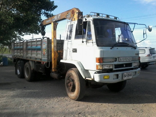 10ล้อRocky195 ติดเครนTADANO SuperZ300 ท้องปลิง 3ตัน3ปลอก