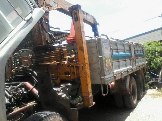 10ล้อRocky195 ติดเครนTADANO SuperZ300 ท้องปลิง 3ตัน3ปลอก