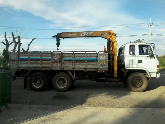 10ล้อRocky195 ติดเครนTADANO SuperZ300 ท้องปลิง 3ตัน3ปลอก