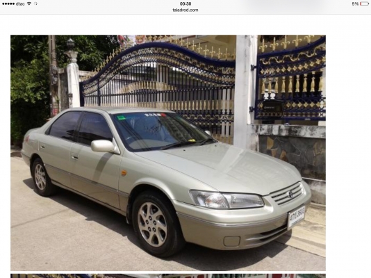 2000 toyota camry 2.2seg แก็สหัวฉีดรถบ้านเจ้าของขายเองราคา168,000 2000 toyota camry 2.2seg แก็สหัวฉีดรถบ้านเจ้าของขายเองราคา168,000