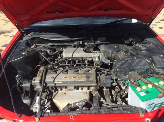 ขาย TOYOTA 3 ห่วง สีแดง สภาพสวย ประหยัดน้ำมัน  (เบอร์โทร 081-942-5002)