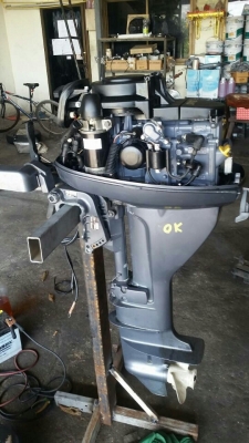 Yamaha 9.9HP สตาร์ทไฟฟ้า สวย ๆ เดิมๆ นำเข้าญี่ปุ่น