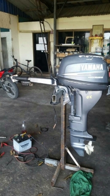 Yamaha 9.9HP สตาร์ทไฟฟ้า สวย ๆ เดิมๆ นำเข้าญี่ปุ่น