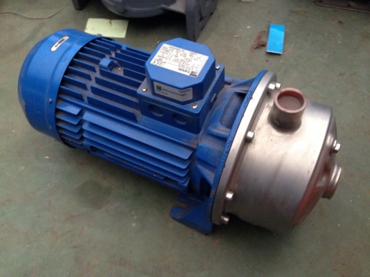 ขายปั้มน้ำหอยโข่งหัวสแตนเลส Ebara 5HP. 2800rpm. 380V ใบพัด 2 ชั้น สภาพสวยมาก วิ่งนิ่มเดิมๆ พร้อมใช้งาน ขายปั้มน้ำหอยโข่งหัวสแตนเลส Ebara 5HP. 2800rpm. 380V ใบพัด 2 ชั้น สภาพสวยมาก วิ่งนิ่มเดิมๆ พร้อมใช้งาน