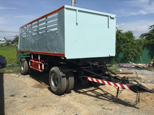 ขายหางพ่วงดั้ม2เพลายางดีทะเบียนพร้อมโอน