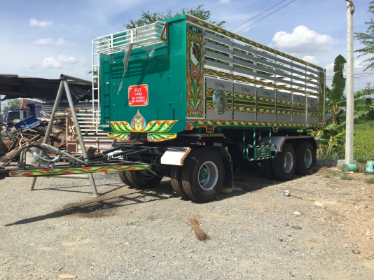 ขายหางพ่วงใหม่ดั้ม3เพลายาว7เมตรเพลาZMใหม่ทั้งหมดชุดจดทะเบียนพร้อม