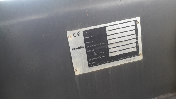 ขายรถแมคโค ล้อยาง KOMATSU PW130-6 ดี