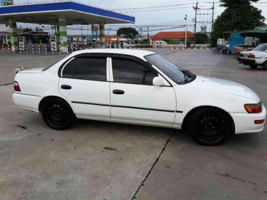 oyota collora ปี 95 เกียร์ M/T ขับสนุก ติดแก๊ส lpg ประหยัดสุดๆ เครื่องดี ช่วงล่างเงียบ ไม่มีปัญหาความร้อน เลี้ยวสุดไม่ดัง ภายในหุ้มใหม่ สะอาดเรียบร้อย เซ็นทรัลล็อค ยางขอบ 15" Bridgestone turanza ดอกเต็มๆใช้อีกยาว ขับทางไกลสบาย  ปลายท่อ Js สีสวย แต่งพ