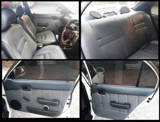 oyota collora ปี 95 เกียร์ M/T ขับสนุก ติดแก๊ส lpg ประหยัดสุดๆ เครื่องดี ช่วงล่างเงียบ ไม่มีปัญหาความร้อน เลี้ยวสุดไม่ดัง ภายในหุ้มใหม่ สะอาดเรียบร้อย เซ็นทรัลล็อค ยางขอบ 15" Bridgestone turanza ดอกเต็มๆใช้อีกยาว ขับทางไกลสบาย  ปลายท่อ Js สีสวย แต่งพ