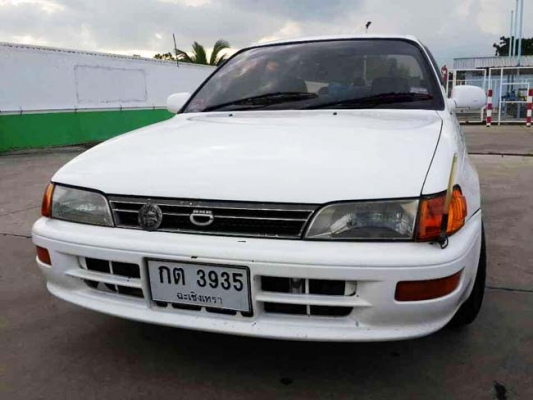 oyota collora ปี 95 เกียร์ M/T ขับสนุก ติดแก๊ส lpg ประหยัดสุดๆ เครื่องดี ช่วงล่างเงียบ ไม่มีปัญหาความร้อน เลี้ยวสุดไม่ดัง ภายในหุ้มใหม่ สะอาดเรียบร้อย เซ็นทรัลล็อค ยางขอบ 15" Bridgestone turanza ดอกเต็มๆใช้อีกยาว ขับทางไกลสบาย  ปลายท่อ Js สีสวย แต่งพ