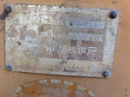 รถขุดเก่าไทย Komatsu PC20-3 พร้อมใช้