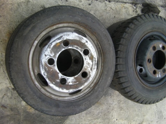 ขายยางพร้อมกระทะ ขอบ 14,15 ยางมือสองจากญี่ปุ่น เส้นละ 1,090 บ.