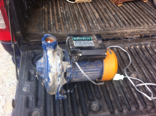 ปั๊มน้ำ KOSPETTE  ขนาด 1 แรงม้า ใบพัดสแตนเลส ดันน้ำขึ้นตรงได้ถึง 29 ม.