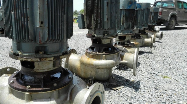 ปั้มน้ำ สแตนเลส เข้า 8" ออก 6" m 30 hp made in germany มี 6 ตัว