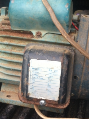 ปั๊มน้ำ  CLINTON  ขนาด 2 นิ้ว 2 แรงม้า ได้ปริมาณน้ำสูงสุดที่ 340 ลิตรต่อนาที