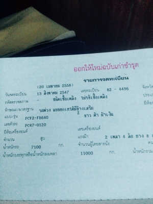 ขายรถ12ล้อดั๊มเครื่อง260แรงลูก2คาน รถห้างสภาพสวย