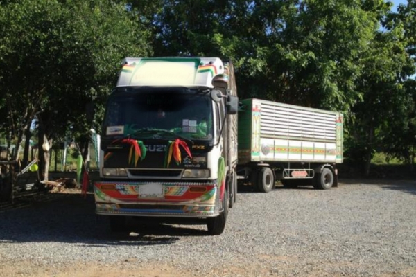 ขาย ISUZU 270 พ่วงแม่+ลูกดั๊ม รถปี 47