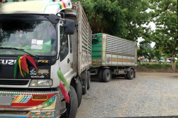 ขาย ISUZU 270 พ่วงแม่+ลูกดั๊ม รถปี 47