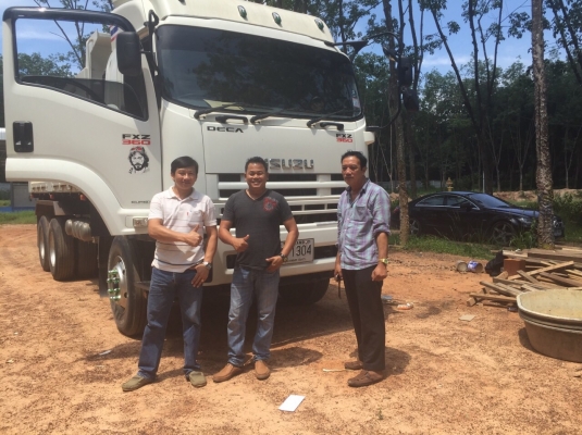 (จบแล้วครับ...ขอบคุณเฮียเดชา ระยอง)10 ล้อดั้ม 360 แรง ISUZU FXZ7778T-002864 รถปี 2555 มือเดียวป้ายแดง ซื้อสดจากห้าง ไมล์น้อย 86000 นิดๆ