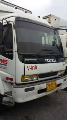 ขายรถบรรทุก 6 ล้อตู้แห้งประตู 10 บานยาว 7.20 เมตร ISUZU DECA 200 แรงม้าติดแก็ส NGV ราคา 550000