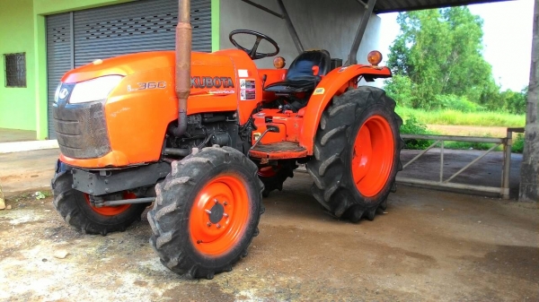 KUBOTA  L3608 พร้อมโรตารี่ ราคา 255,000 อ.แกลง จ.ระยอง สอบถาม 0818618678